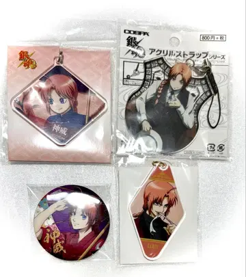 은혼 카무이 아크릴 키링 캔뱃지 봄의 비단 돌진 스토어 유년기