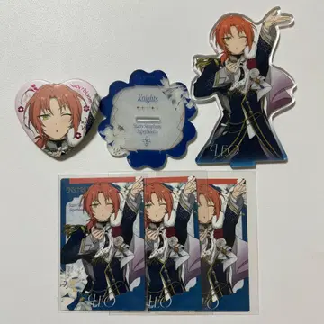 앙스타 츠키나가 레오 스타포니 아크릴 스탠드 캔뱃지 카드