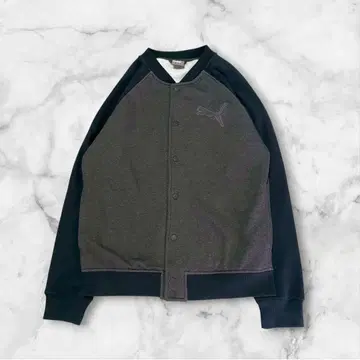 PUMA 남성용 래글런 맨투맨 그레이 M 테크 스트릿