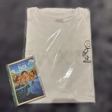 미개봉 새상품 픽사 제일복권 T셔츠 LUCA 디즈니 PIXAR