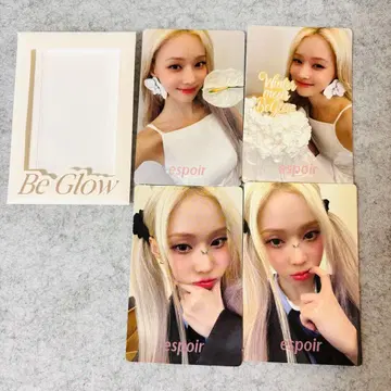 espoir aespa 윈터 트레이딩 카드 Be Glow
