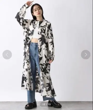 [새상품급] 지나시스 보타니컬 플라워 롱 원피스 꽃무늬