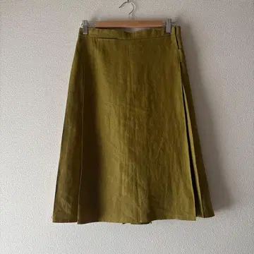 Highland Heritage 린넨 플리츠 스커트 스코틀랜드제