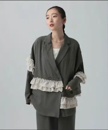 LEPSIM 프릴 W 긴팔 자켓