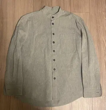 S.E.H KELLY 스탠드 카라 셔츠 사이즈 M 영국제