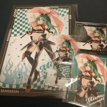 쓰르라미 울 적에 Web 복권 소노자키 미온 4종 세트 아크릴 스탠드