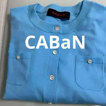 CABaN 캐밴 크루넥 하프 슬리브 가디건