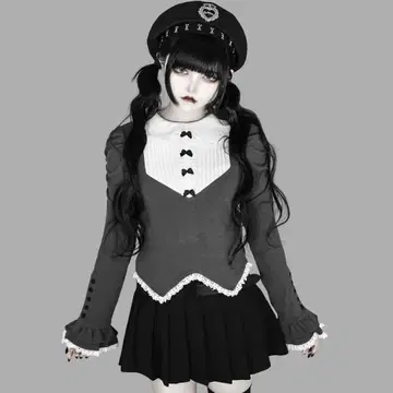 DimMoire 디모아르 아가씨 외출 상의 그레이 M
