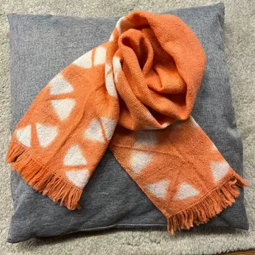 울 머플러 유키하나 시보리 마리목화