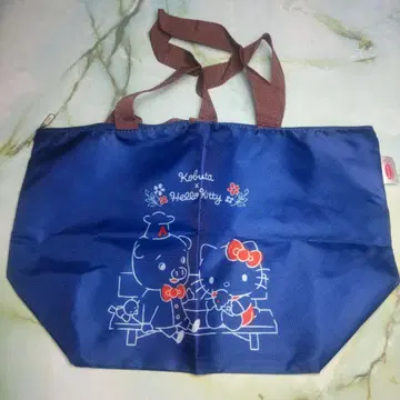 Hello Kitty 토트백 빅 네이비