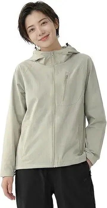 아클레이스 나일론 자켓 여성용 후드티 바람막이