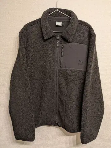 PUMA 쉘 플리스 블루종 블랙