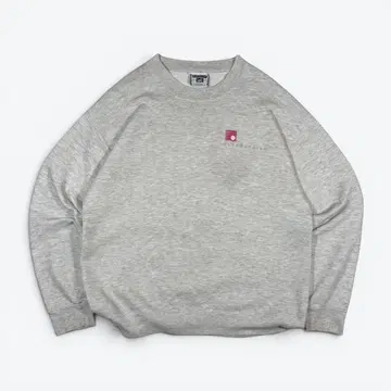 Lee USA제 맨투맨 L 그레이 자수 헤비웨이트