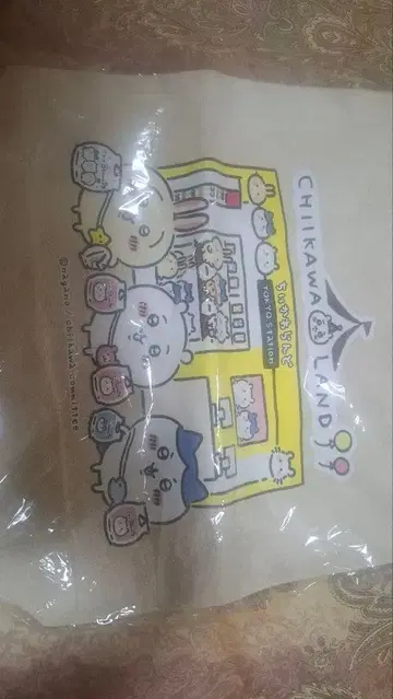 치이카와 치이카와 랜드 TOKYO Station 1주년 기념 토트백