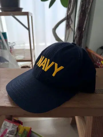US NAVY 실물 캡 네이비