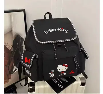 Hello Kitty 백팩 블랙 30cm x 37cm