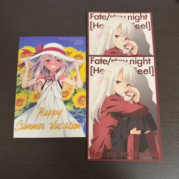 Fate ufotable 이리야 이리야스필 엽서