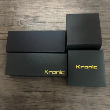 KRONIC 골드 시계 밴드 다이아몬드풍