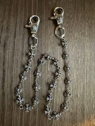 실버 크로스 지갑 체인