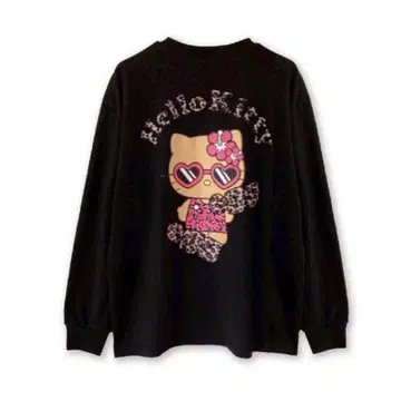 새상품 아베일 일광화상 키티 egg 롱 T셔츠 론Tee M