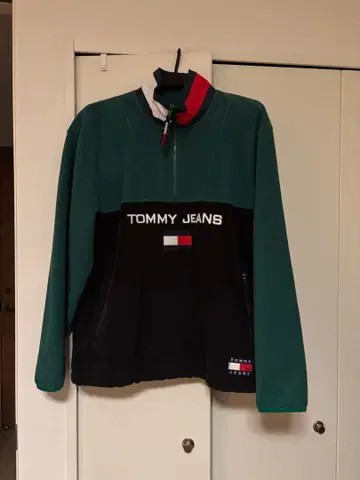 TOMMY JEANS 플리스 자켓