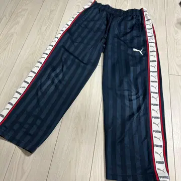 PUMA 스트라이프 저리 팬츠 네이비