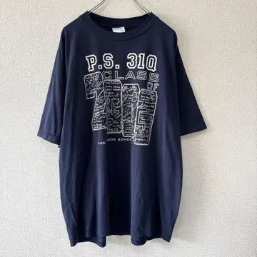 JERZEES 00s 반팔 티셔츠 메시지 요세가키 의류 남성용 XL.