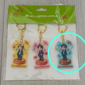 미세스 와카이 히로토 도트 아크릴 키링 젠진 ZENJIN