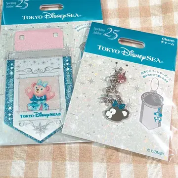 디즈니씨 25주년 셰리 메이 리본 참 세트