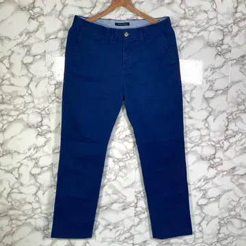 TOMMY HILFIGER (30/30) 컬러 치노 팬츠 블루