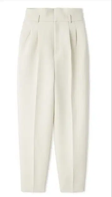 와이드 벨트 하이웨스트 코쿤 팬츠