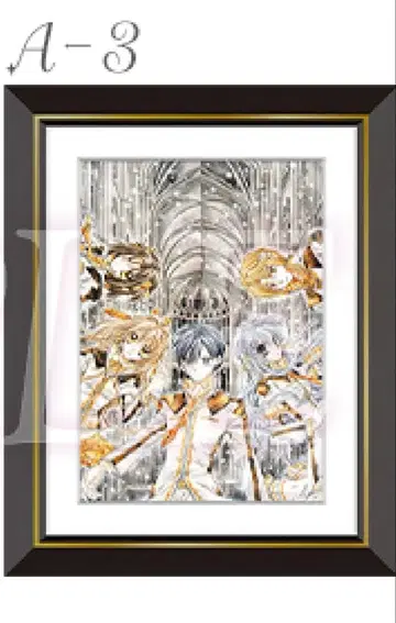 타네무라 아리나 30주년 기념전 A상 신사 동맹 크로스 액자 아트