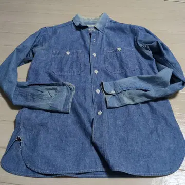 웨어하우스 샴브레이 셔츠 사이즈 36