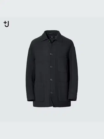 +J 울 블렌드 오버사이즈 셔츠 자켓 유니클로 질 샌더