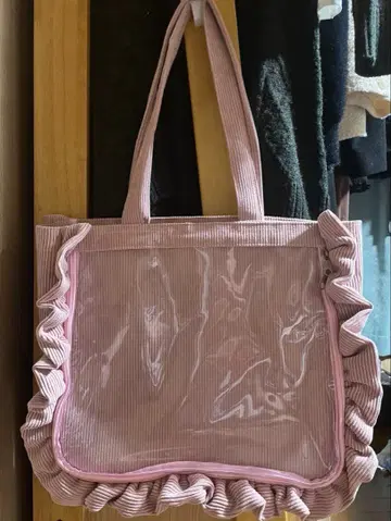 A4 이타백 이타백 자카마트 코듀로이 핑크