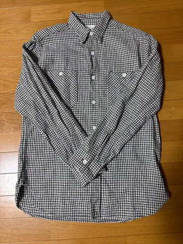 Warehouse Lot305 깅엄 체크 워크 셔츠