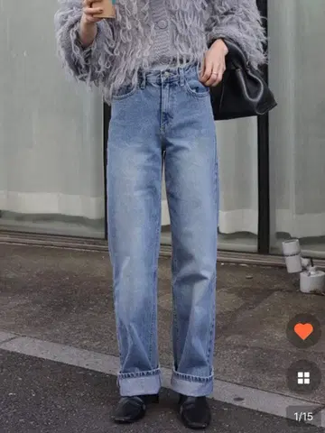 스트레이트 심플 데님 nugu may