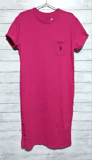 새상품급 polo 랄프 로렌 T셔츠 원피스 포켓