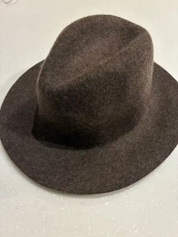 [ 미사용품 ] 브라운 울 펠트 햇