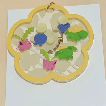포켓몬 센터 난꽃 아크릴 키링 통통코 페르시온 봄맞이꽃