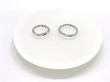 디즈니 Disney 페어링 반지 11호 19호 플라티나 실버