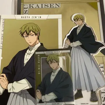 주술회전 점프 페스타 JF 아크릴 스탠드 엽서 클리어 카드 젠인 나오야