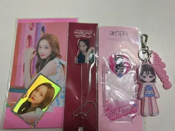 aespa WINTER 윈터 굿즈 4세트