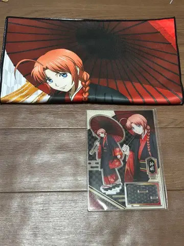 신극장판 은혼 요시와라 염상 아크릴 스탠드 페이스 타월 카무이