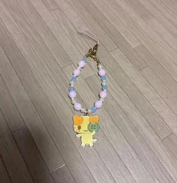 마쉬멜로우 같은 폭신폭신 냥코 스트랩 팔찌 레트로