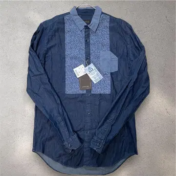 [새상품] BLACK TAG ZARA MAN 긴팔 셔츠 블루 L 사이즈