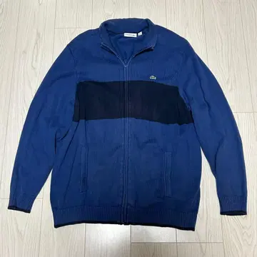 LACOSTE 네이비 블랙 저지 US 3XL