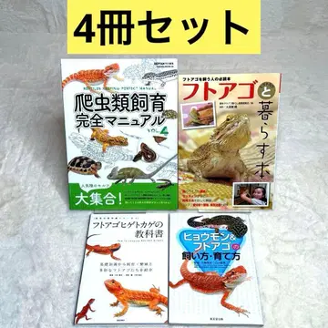 [ 4권 세트 ] 아머드 도마뱀 사육 도서