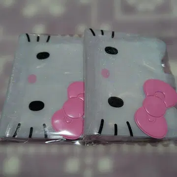 2개 세트, 헬로키티 바인더 투명 핑크 아이러브헬로키티