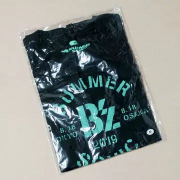 M 사이즈 B'z SUMMER SONIC 2019 티셔츠 블랙 굿즈